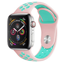 Load image into Gallery viewer, Band for Apple Watch 5 4 3 2 1 42MM 38MM soft Breathable strap Silicone Sports  bands for Nike+ Iwatch series 5 4 3 40mm 44mm