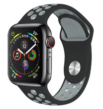 Load image into Gallery viewer, Band for Apple Watch 5 4 3 2 1 42MM 38MM soft Breathable strap Silicone Sports  bands for Nike+ Iwatch series 5 4 3 40mm 44mm