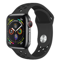 Load image into Gallery viewer, Band for Apple Watch 5 4 3 2 1 42MM 38MM soft Breathable strap Silicone Sports  bands for Nike+ Iwatch series 5 4 3 40mm 44mm