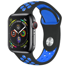 Load image into Gallery viewer, Band for Apple Watch 5 4 3 2 1 42MM 38MM soft Breathable strap Silicone Sports  bands for Nike+ Iwatch series 5 4 3 40mm 44mm