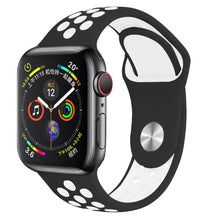 Load image into Gallery viewer, Band for Apple Watch 5 4 3 2 1 42MM 38MM soft Breathable strap Silicone Sports  bands for Nike+ Iwatch series 5 4 3 40mm 44mm