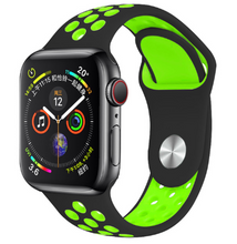 Load image into Gallery viewer, Band for Apple Watch 5 4 3 2 1 42MM 38MM soft Breathable strap Silicone Sports  bands for Nike+ Iwatch series 5 4 3 40mm 44mm