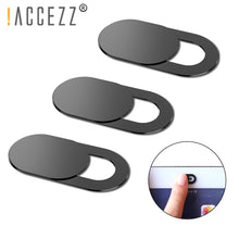 Load image into Gallery viewer, !ACCEZZ WebCam Cover Shutter Magnet Slider Plastic For iPhone Web Laptop PC For iPad Tablet Camera Mobile Phone Privacy Sticker