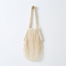 Load image into Gallery viewer, Cotton Mesh Net String Shopping Bag Reusable Foldable Fruit Storage Handbag Totes Women Shopping Mesh Net Grocery Tote Bag 2020