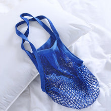 Load image into Gallery viewer, Cotton Mesh Net String Shopping Bag Reusable Foldable Fruit Storage Handbag Totes Women Shopping Mesh Net Grocery Tote Bag 2020