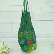 Load image into Gallery viewer, Cotton Mesh Net String Shopping Bag Reusable Foldable Fruit Storage Handbag Totes Women Shopping Mesh Net Grocery Tote Bag 2020