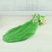 Load image into Gallery viewer, Cotton Mesh Net String Shopping Bag Reusable Foldable Fruit Storage Handbag Totes Women Shopping Mesh Net Grocery Tote Bag 2020