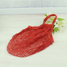 Load image into Gallery viewer, Cotton Mesh Net String Shopping Bag Reusable Foldable Fruit Storage Handbag Totes Women Shopping Mesh Net Grocery Tote Bag 2020