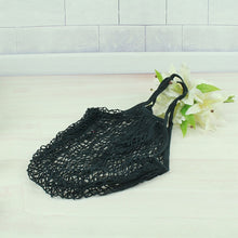Load image into Gallery viewer, Cotton Mesh Net String Shopping Bag Reusable Foldable Fruit Storage Handbag Totes Women Shopping Mesh Net Grocery Tote Bag 2020