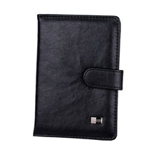 Load image into Gallery viewer, PU Leather Hasp Wallet Travel Passport Holder Protector Covers Passports Organizer Holder Card Credit Case