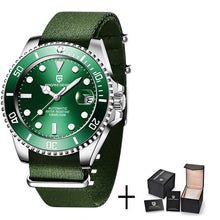 Load image into Gallery viewer, PAGANI Relojes de lujo de marca de diseño para hombre negro automático mecánico de acero inoxidable resistente al agua deporte de negocios