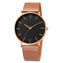 Load image into Gallery viewer, Women Watch Rose Gold Montre Femme 2020 Women's Mesh Belt ultra-thin Fashion relojes para mujer Luxury Wrist Watches reloj mujer