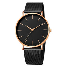 Load image into Gallery viewer, Women Watch Rose Gold Montre Femme 2020 Women's Mesh Belt ultra-thin Fashion relojes para mujer Luxury Wrist Watches reloj mujer