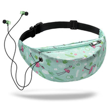 Load image into Gallery viewer, Women's Fashion Waist Packs Personalized Rock and Roll Color PU Leather Flashing Lattice Belt Bag Nerka Fanny Pack