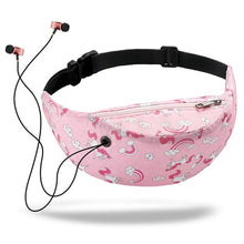 Load image into Gallery viewer, Women's Fashion Waist Packs Personalized Rock and Roll Color PU Leather Flashing Lattice Belt Bag Nerka Fanny Pack
