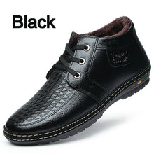 Load image into Gallery viewer, BIMUDUIYU Lace-Up Casual Shoes Men's Winter Boots With Short Plush Fashion Tactical Boots Male Warm Lightweight Ankle Snow Boots